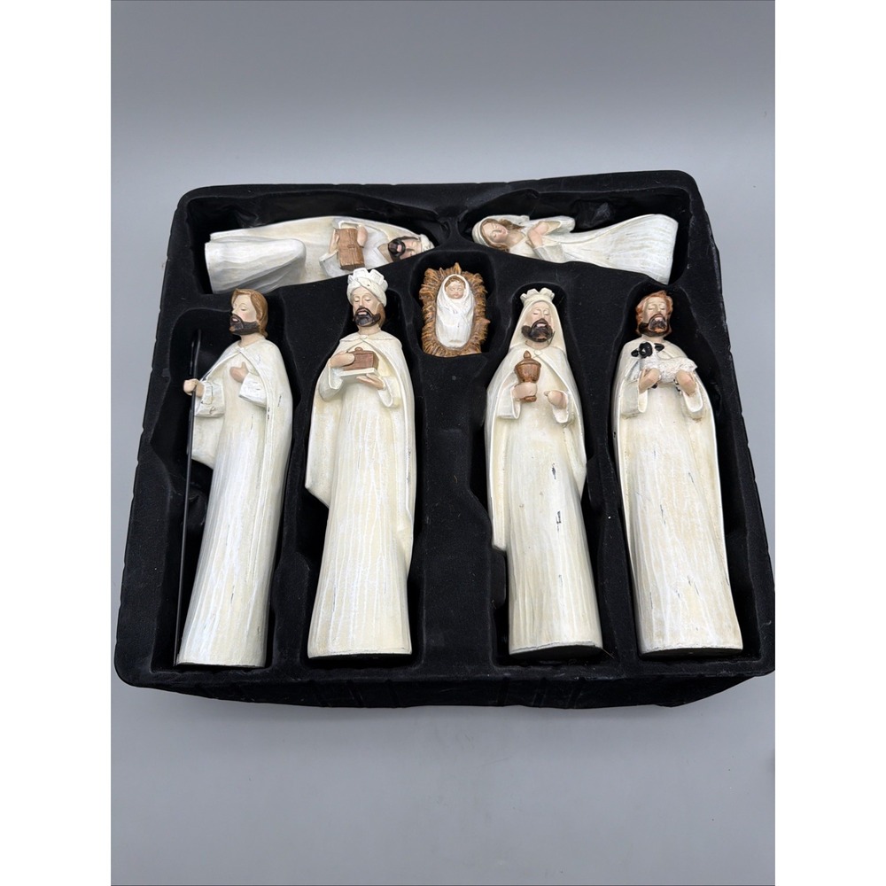 Robert Stanley Promise Of Christ Nativity Set Deluxe 7 Pc Christmas Figurines